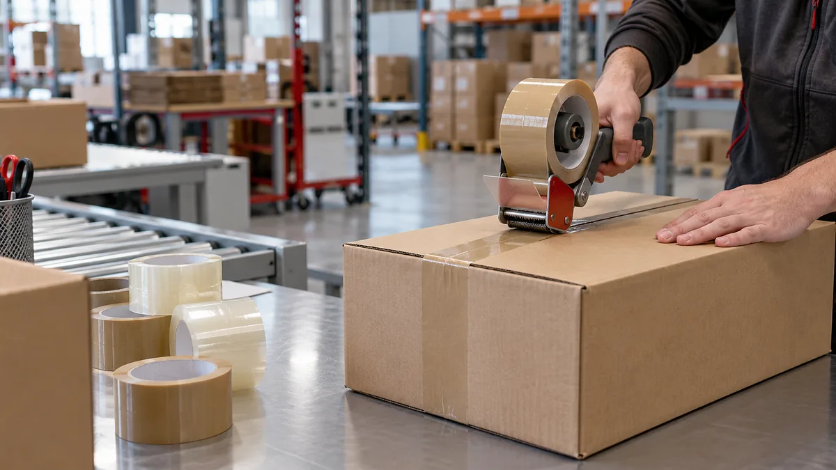 Packaging & Logistics tape application environment