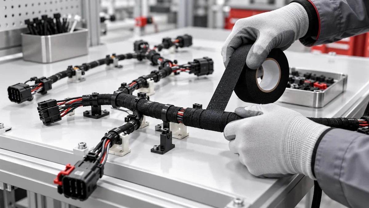 Wire Harness tape application environment