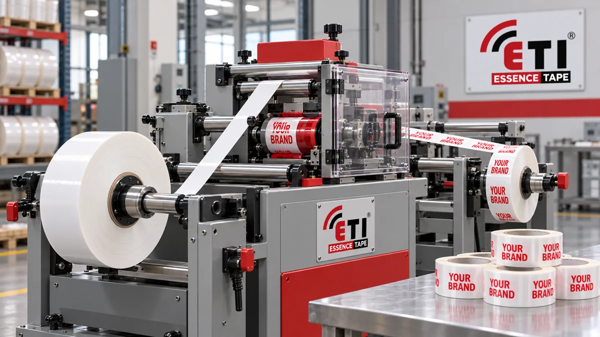 Printed BOPP tape manufacturing concept